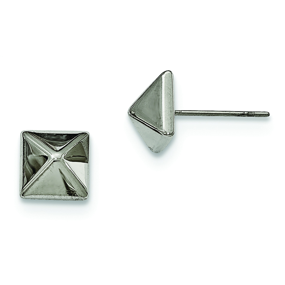 Chisel Stainless Steel Polished 8mm Stud Post Earrings eBay