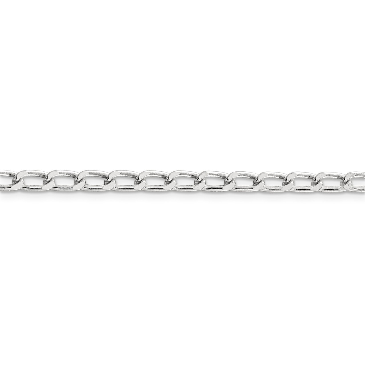 LORO　Ppierce04　silver925 Sterling Silver 4.3mm Open Link Chain Necklace or Bracelet