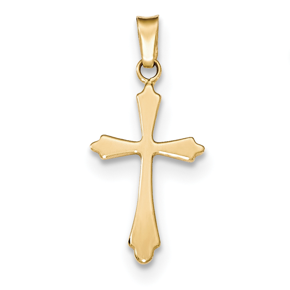 ★COURONNE★ Ilang Cross 34_RXBRX25115IVX 14k Yellow Gold Polished Cross Pendant XR1481 | eBay