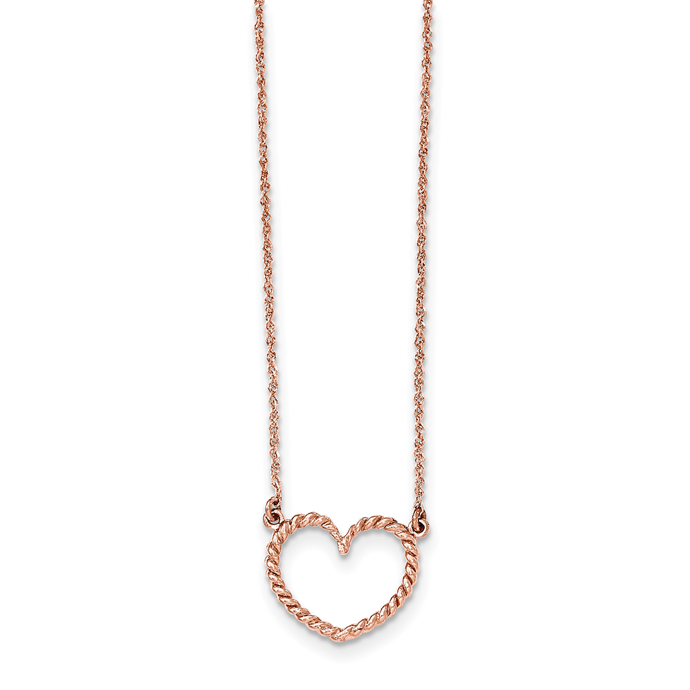 [韓国人気ジュエリー] nff heart tick necklace 18K STAINLESS STEEL TARNISH FREE HEART NECKLACE | 40NK9433