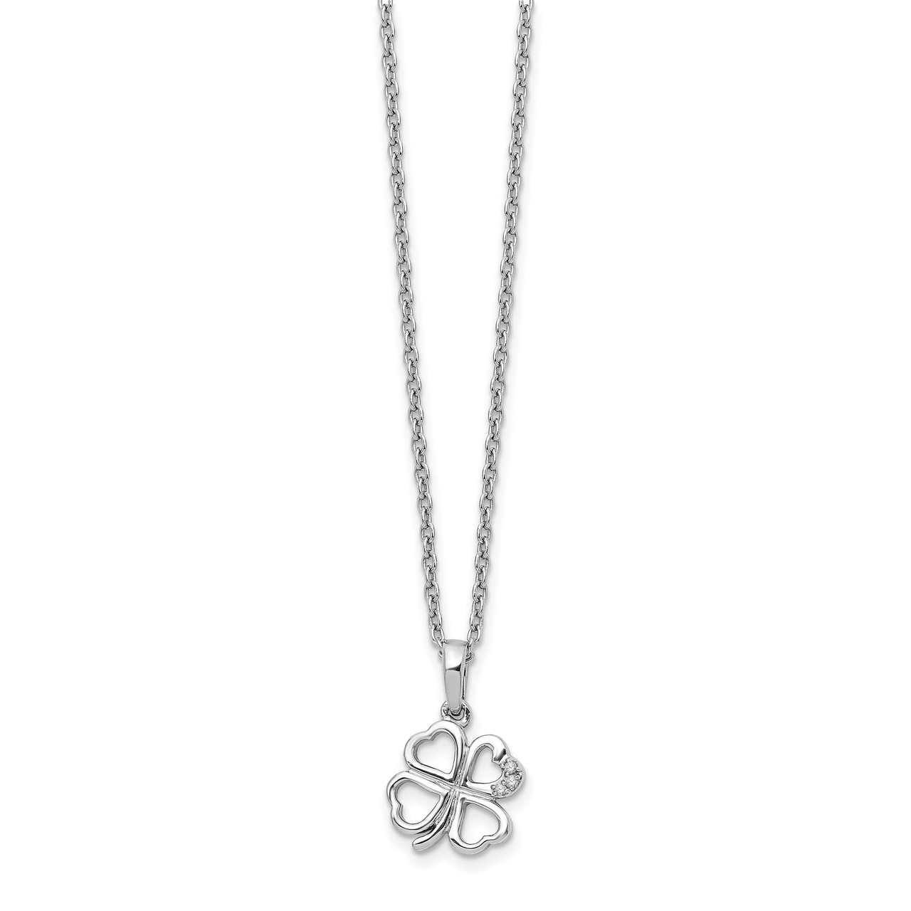 Bonyak Jewelry Sterling Silver Rhodium Plated Polished Captains Wheel Charm