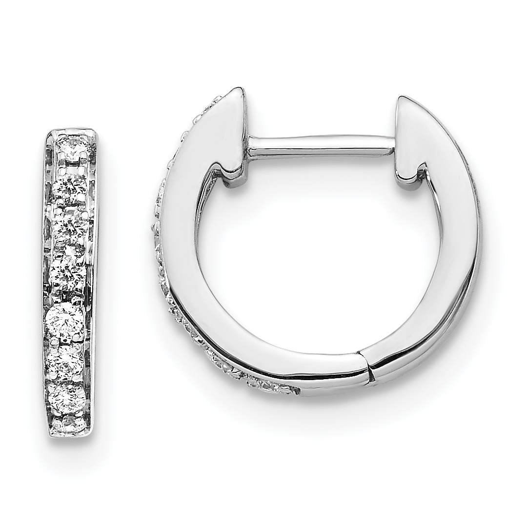 【限定特価】 Lu & Lex 14k eBay | LAL1689 Earrings Diamond Gold White トリートメント
